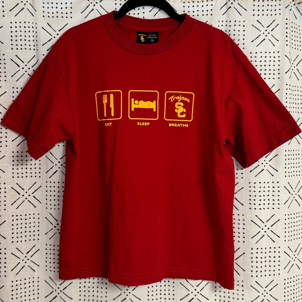 TEAM TROJAN Eat Sleep Breathe USC T-Shirt